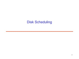 Disk Scheduling introduction in operating system | PPTX