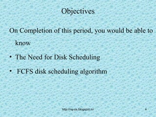 Disk scheduling.49