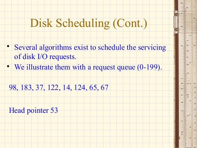Disk Scheduling Algorithms
