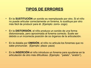 Dislalias (a) | PPT