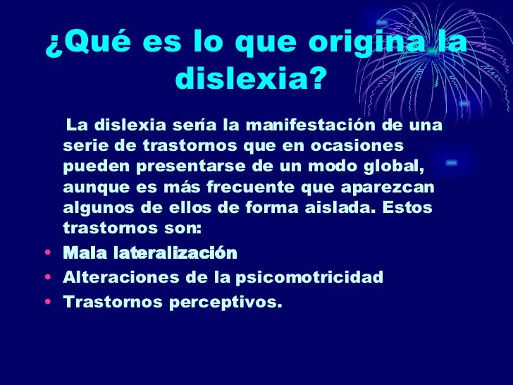 Dislexia