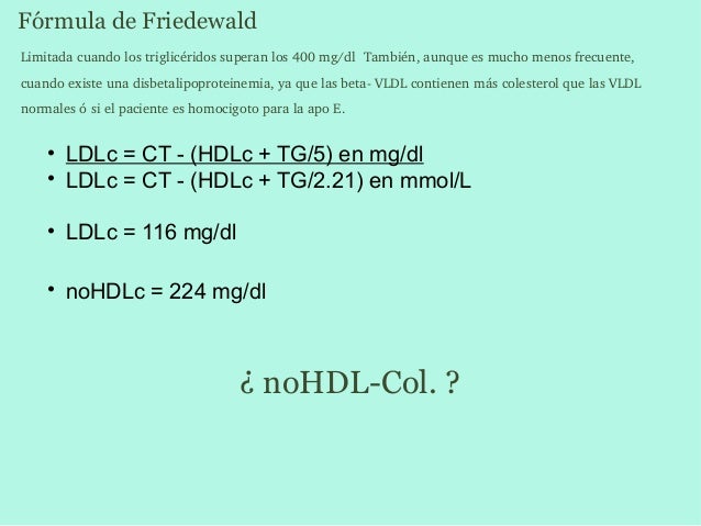 friedewald equation
