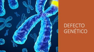 DEFECTO GENÉTICO
La hiperlipoproteinemia tipo IV es causada por la mutación en el gen de la
Apoproteína E en el cromosoma...