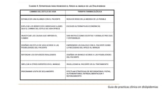 Guia de practicas clínica en dislipidemias
 