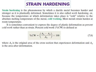 Dislocation in Engineering Materials under various conditions