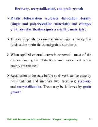 Dislocations and strengthening mechanisms | PDF