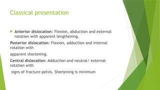 Dislocations of the upper and lower extremities | PPTX