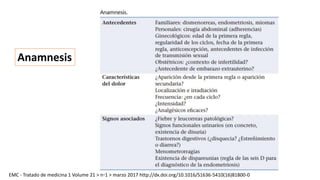 EMC - Tratado de medicina 1 Volume 21 > n◦1 > marzo 2017 http://dx.doi.org/10.1016/S1636-5410(16)81800-0
Anamnesis
 