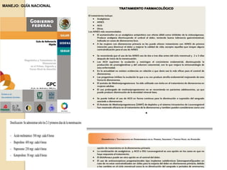 MANEJO: GUÍA NACIONAL