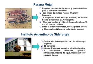 Disminución del consumo de coque en los hornos cubilote de paraná met…