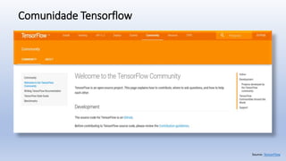 Source: TensorFlow
Comunidade Tensorflow
 