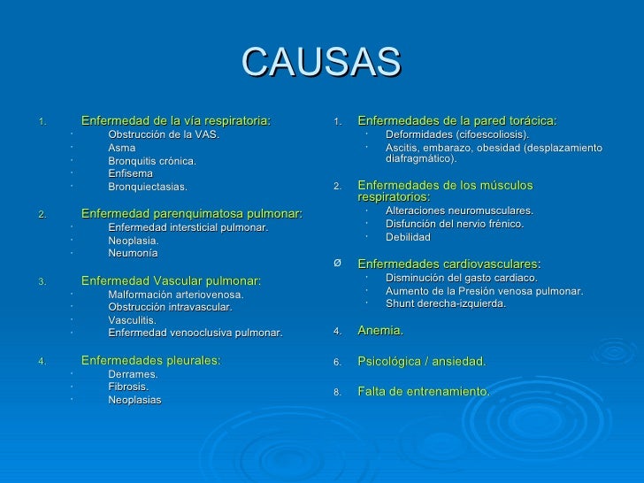 SEMIOLOGIA DE LA DISNEA SEMIOLOGIA DE LA DISNEA