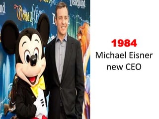 1984Michael Eisner new CEO