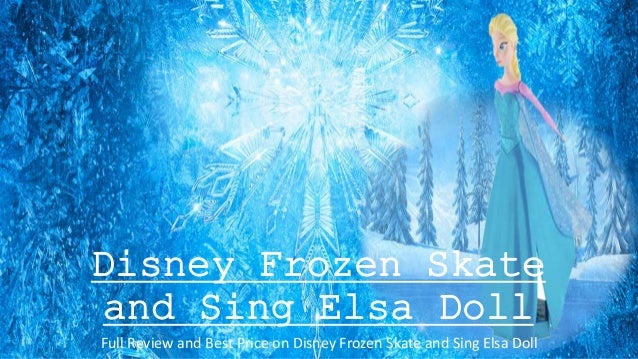 skating elsa doll