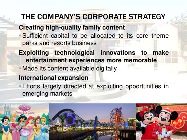 The Walt Disney Company Its Diversification Strategy In 2014