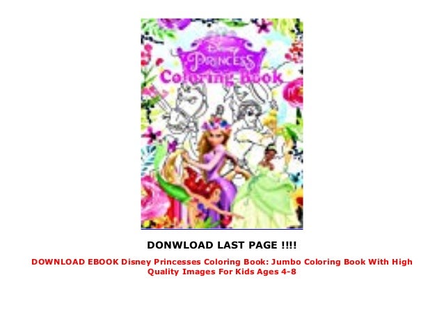 Download Download Ebook Disney Princesses Coloring Book Jumbo Coloring Book W