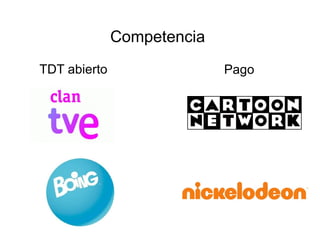 Competencia
TDT abierto                 Pago
 