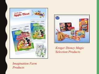 Imagination Farm
Products
Kroger Disney Magic
Selection Products
 