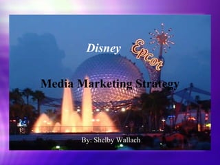 Media Marketing Strategy By: Shelby Wallach Disney 