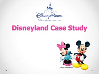 Disneyland Case Study
 
