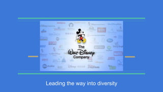 Leading the way into diversity
 