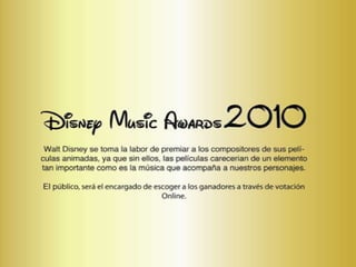 Disney music awards