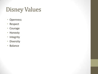 Disney Service Values Disney Values And Culture : Workforce – OYPUA
