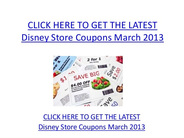 Disney Store Coupons March 2013 - Printable Disney Store Coupons March 2013