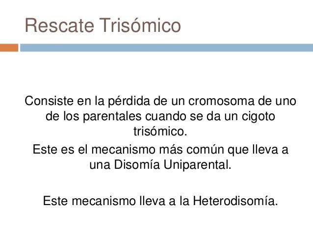 Disomía uniparental