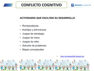 ACTIVIDADES QUE FACILITAN SU DESARROLLO
• Rompecabezas
• Acertijos y adivinanzas
• Juegos de estrategia
• Juegos de mesa
• Juegos de roles
• Solución de problemas
• Mapas conceptuales
• https://actualizate360.blogspot.pe/
 