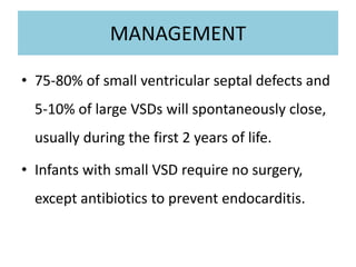 Vsd Management Disorder of cardiovascular system | PPTX