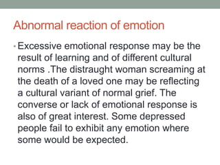 Disorders of Emotion | PPTX