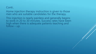 Disorder of male sexual function | PPTX