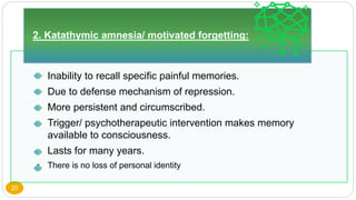 disorder of memory ppt.pptx