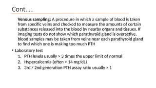 Parathyroid Sampling disorder of parathyroid gland Hyperparathyroidism and ...