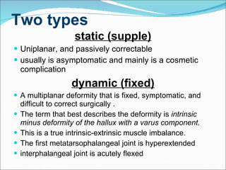 Disorders Of The Hallux | PPT