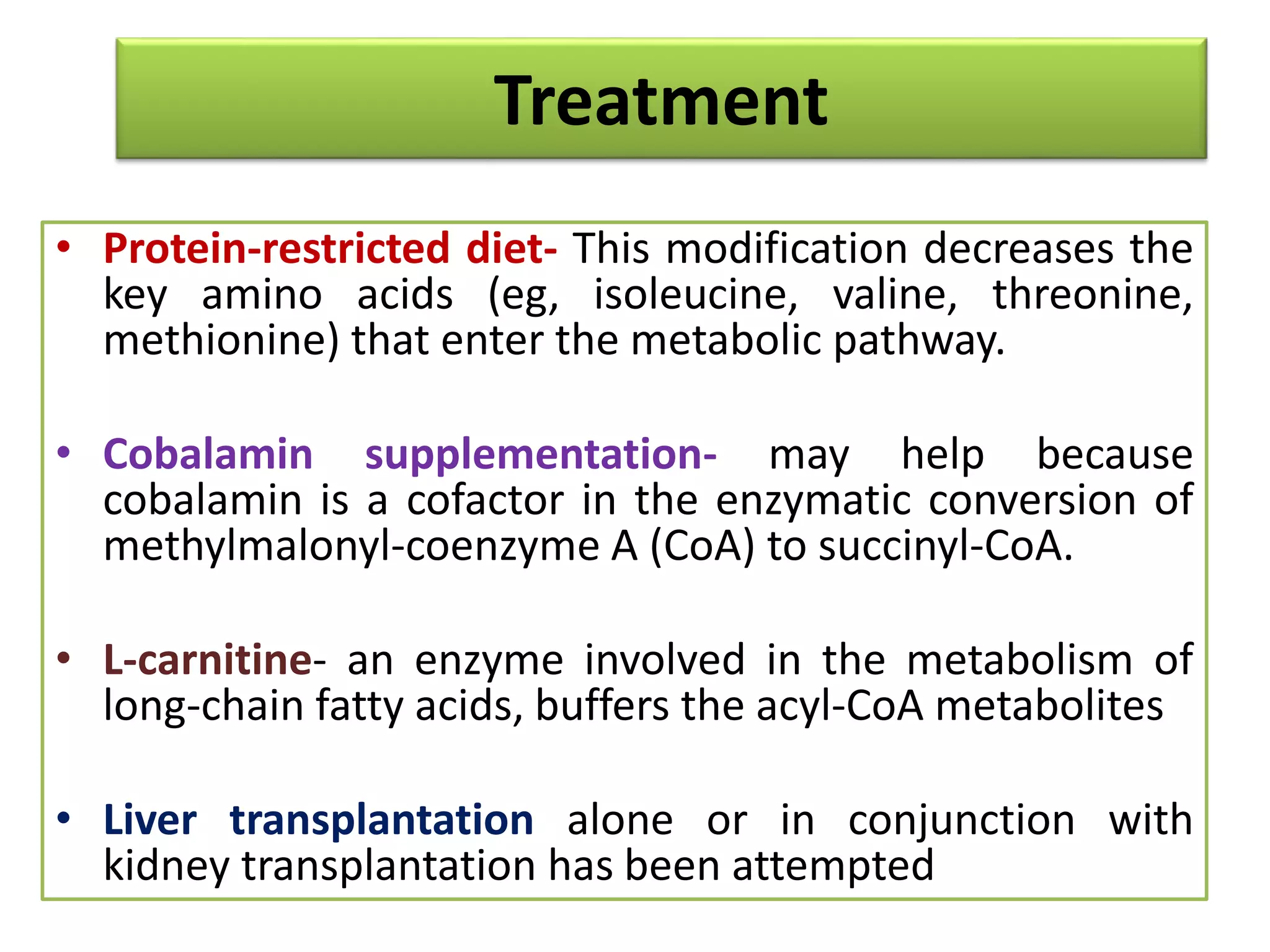 Disorders of amino acid metabolism | PPTX