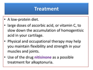 Disorders of amino acid metabolism | PPTX