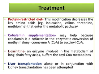 Disorders of amino acid metabolism | PPTX