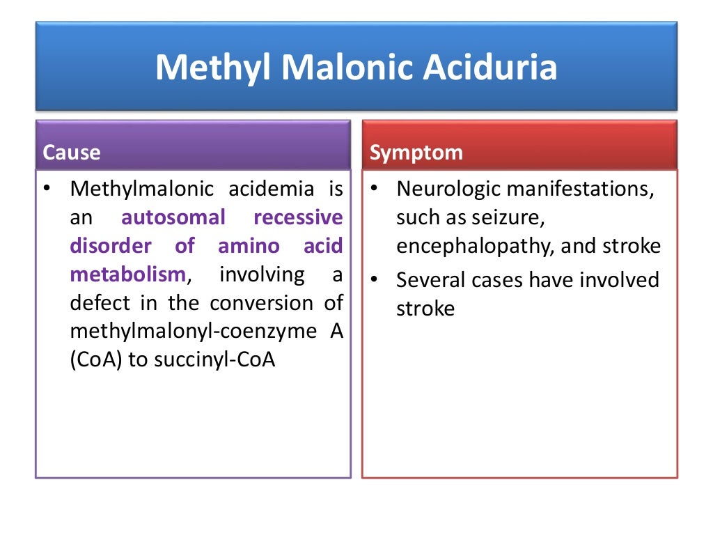 Disorders of amino acid metabolism