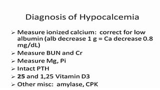 Disorders of calcium metabolism Slide 24