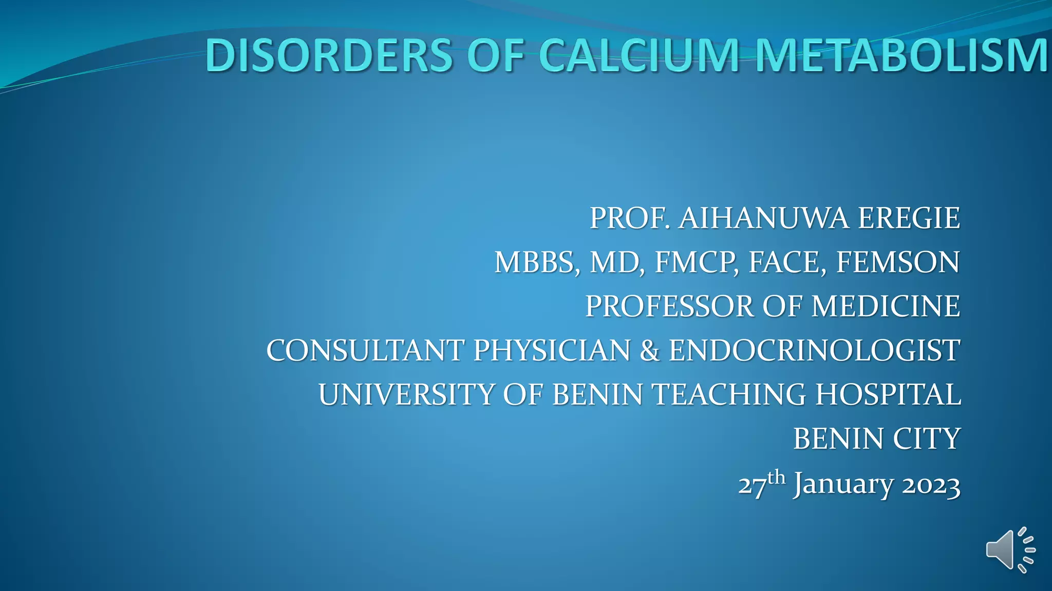 Disorders of Calcium Metabolism.pdf | Endocrine and Metabolic Diseases ...