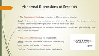Disorders of Emotions | PPTX