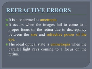 Disorders of eye | PPTX