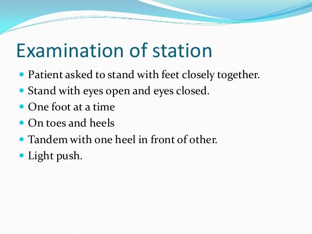 disorders of gait and station gait and station
