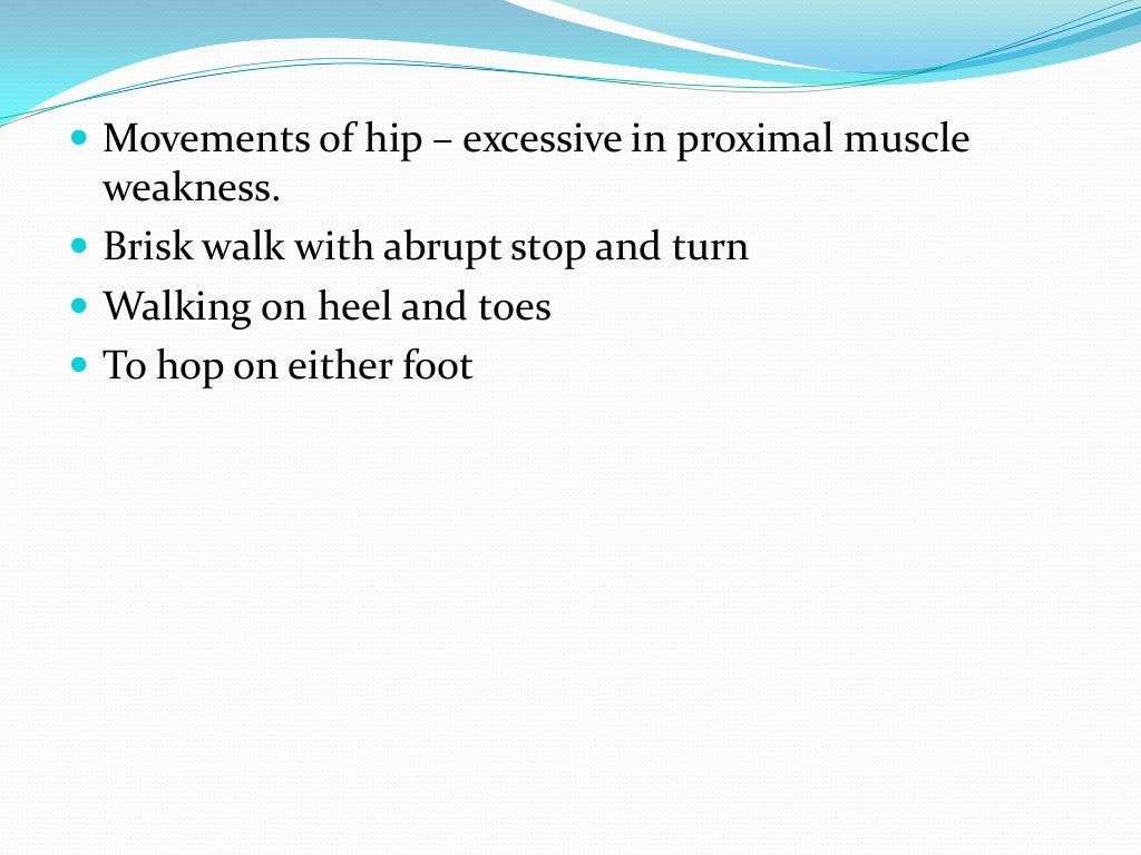 Disorders of gait and station