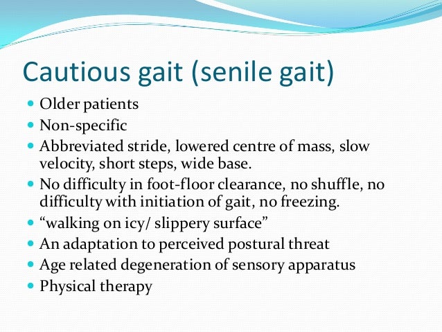 Disorders Of Gait And Station