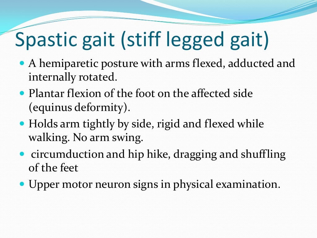 Disorders of gait and station