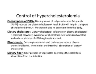 Disorders of lipid metabolism | Hypercholesterolemia | Atherosclerosis ...