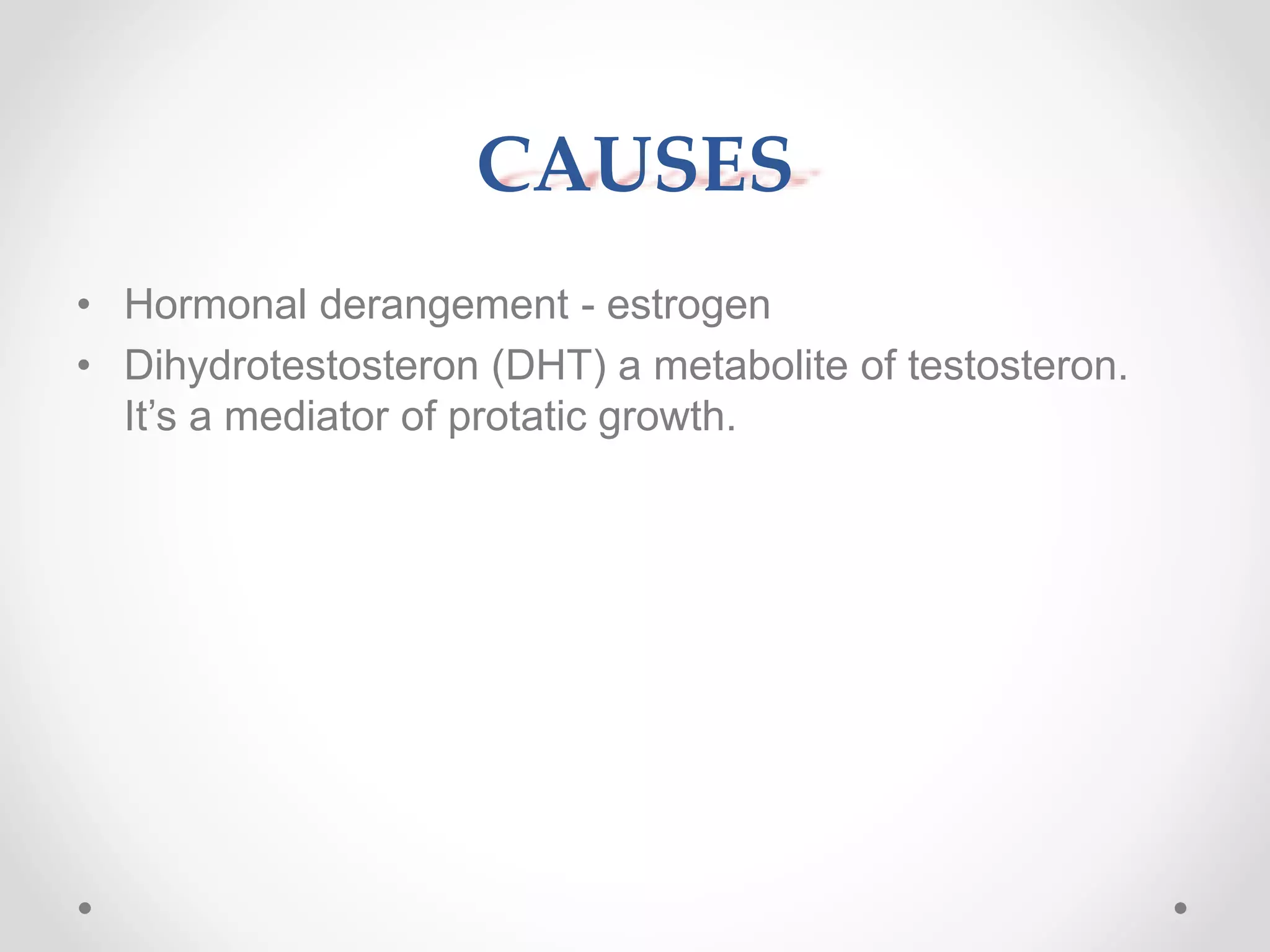 Disorders of male reproductive system | PPTX